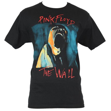 In My Parents Basement - Pink Floyd Mens T-Shirt - The Wall Screaming Colorful Face Image - Walmart.com - Walmart.com