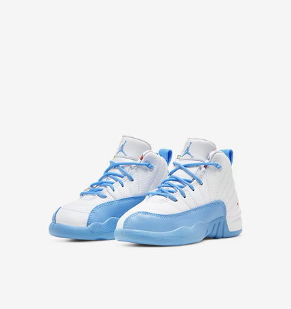 blue white Jordan’s