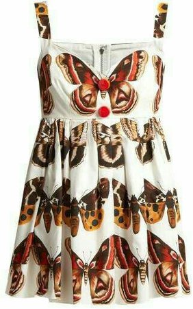 Butterfly mini dress