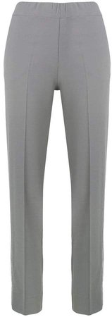 D.Exterior mid rise tailored trousers