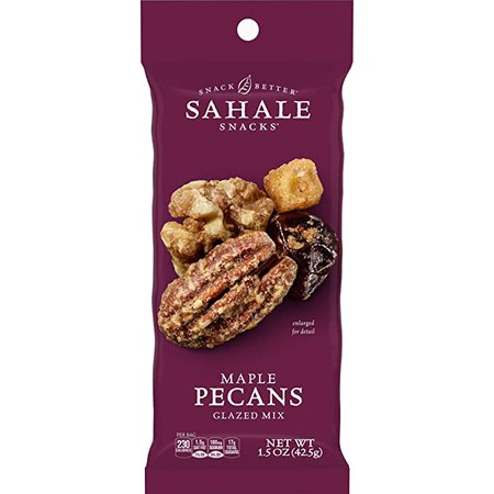 Amazon.com : Sahale Snacks Maple Pecans Glazed Mix, 1.5 Ounces (Pack of 9) : Grocery & Gourmet Food