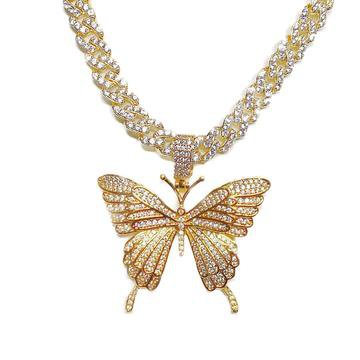Gold Butterfly Dreams Cuban Link – Zera Jewels