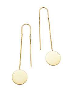 Moon & Meadow Star Chain Drop Earrings in 14K Yellow Gold - 100% Exclusive | Bloomingdale's