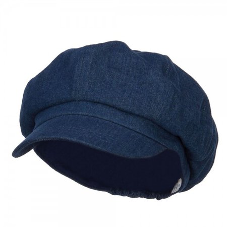Newsboy - Denim Big Size Cotton Newsboy Hat | Coupon Free | e4Hats.com