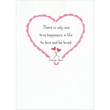 Recycled Paper Greetings One True Happiness Valentine's Day Card - Walmart.com - Walmart.com