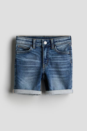 H&M blue denim jean shorts