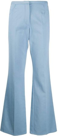 Flared Fitted Trousers