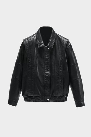 VINTAGE ‘80S LEATHER JACKET-NEW IN-WOMAN | ZARA United States