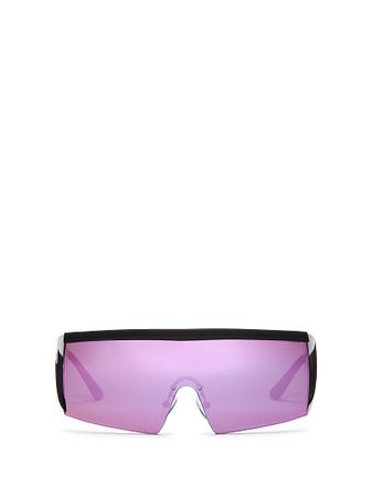 Wraparound Shield Sunglasses - PINK - Victoria's Secret