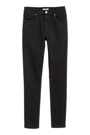 Pants Skinny fit - Black - | H&M CA