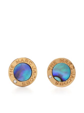 Marc Jacobs iridescent stud earrings - FARFETCH
