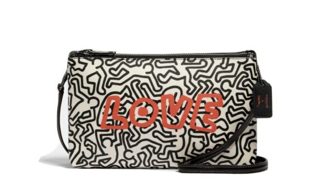 Coach Exclusive Lyla Crossbody Keith Haring LOVE last One for sale online