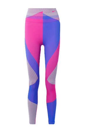 NIKE Icon Clash color-block Dri-FIT stretch-knit leggings