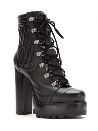 Andrea Bogosian leather platform boots