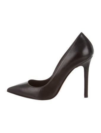 Abel Muñoz Leather Pointed-Toe Pumps - Shoes - W7A20463 | The RealReal