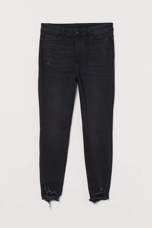 H&M+ Super Skinny High Jeans - Black