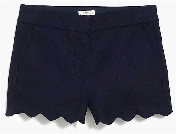 scallop shorts