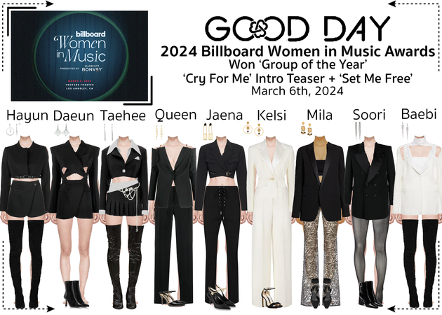 GOOD DAY - 2024 Billboard Women In Music Awards