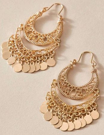 Gold Boho Earrings