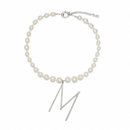 Pearl Letter Necklace - Maria Nilsdotter