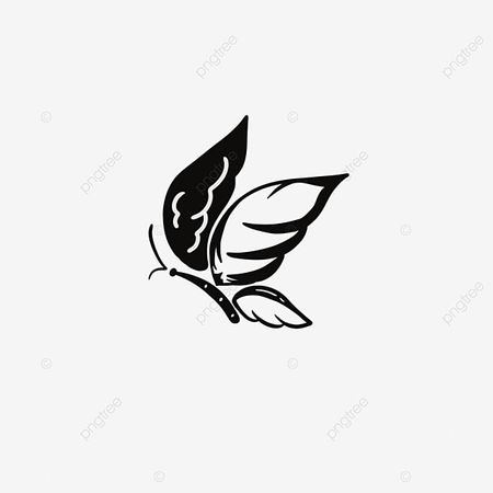 Tribal Tattoo Hd Transparent, Butterfly Tribal Tattoo Vector Design, Design, Nature, Flower PNG Image For Free Download
