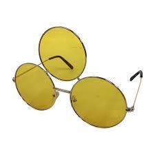 yellow third eye sunglasses