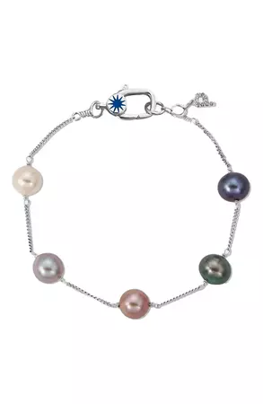 POLITE WORLDWIDE Dreamy Multicolor Freshwater Pearl Bracelet | Nordstrom