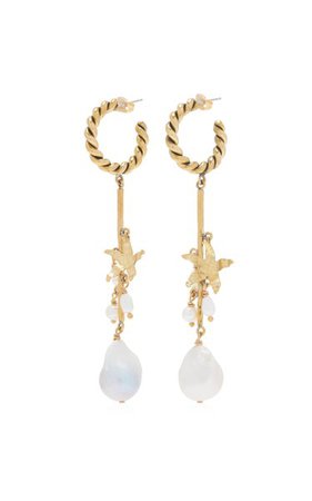 Brass-Plated Talassa Earrings By Ulla Johnson | Moda Operandi