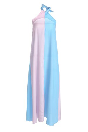 two toned pink and blue dress - Google Search
