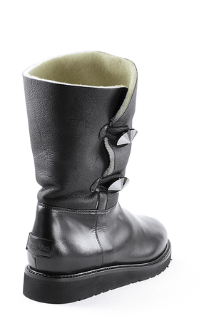 4123 Nando Muzi Boots / Black, Blk, 39EU/5US | Italian Designer Shoes | Rina's Store