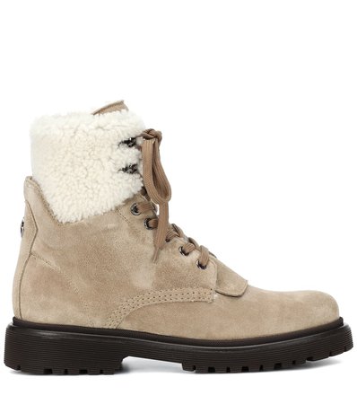 Patty Suede Ankle Boots | Moncler - mytheresa
