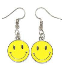 smiley earrings - Google Search