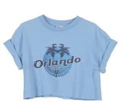 Orlando Blue T-shirt Croptop