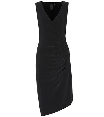 Ruched jersey dress