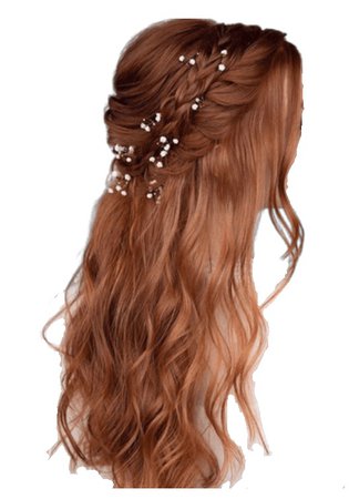 ginger wedding hairstyle