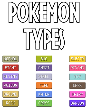 pokemon types