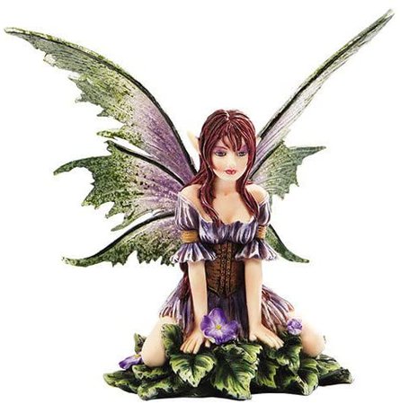 New 2013 Amy Brown Fantasy Wild Violet Faery Mushroom Fairy Statue Enchanted 15cm h Figurine: Amazon.com.au: Home