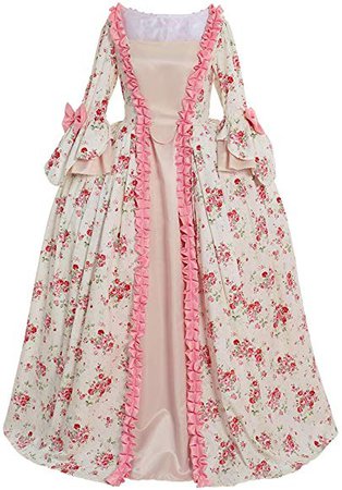 Amazon.com: CosplayDiy Women's 18th Century Marie Antoinette Rococo Baroque Masquerade Venice Carnival Cosplay Gown Dress XS Pink: Clothing