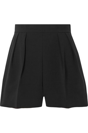 Theory | Pleated crepe shorts | NET-A-PORTER.COM