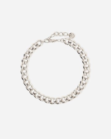 Tess + Tricia Silver Quinn Chain Link Bracelet