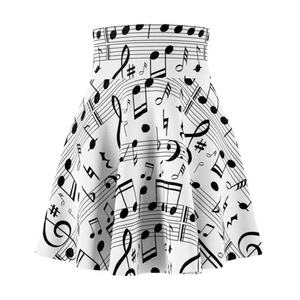music note skirt music note clothing skirt for woman gift