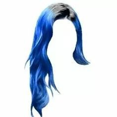 Blue hair with black roots 2 (HVST edit)
