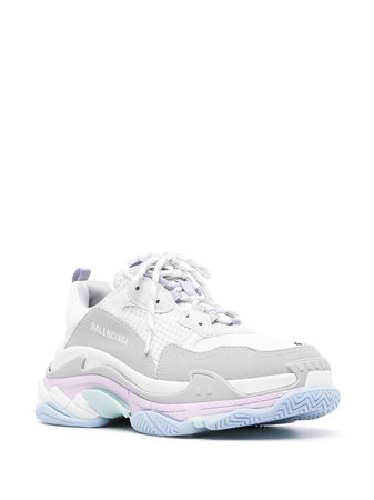 Shop blue Balenciaga Triple S low-top sneakers with Express Delivery - Farfetch