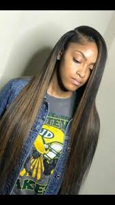 sew in side part - Google Search