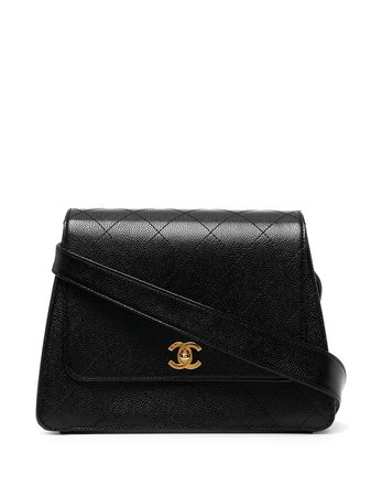 Chanel Pre-Owned 1998-2000 Quilted CC Shoulder Bag - Farfetch
