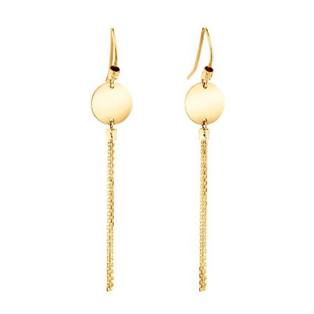 Tassle Drop Earrings in 10ct Yellow Gold l Micheal Hill