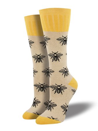 Socksmith - Outlands Bee Boot Socks | Women's - Knock Your Socks Off