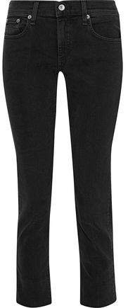 Dre Cropped Mid-rise Skinny Jeans