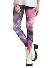 Blue And Pink Galaxy Leggings