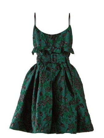 Dark Green Mini Dress